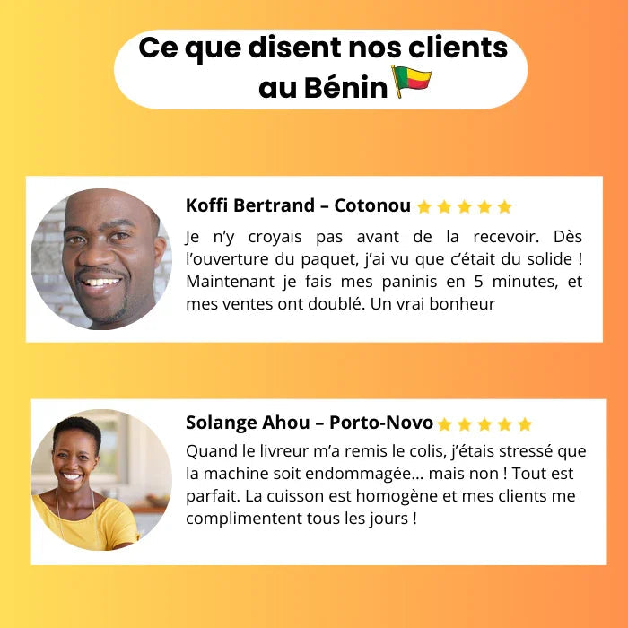 Augmentez vos ventes de paninis avec une machine rapide, robuste et économique