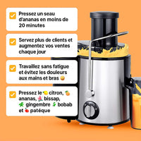 Préparez 3 fois plus de jus, gagnez 3 fois plus d’argent !