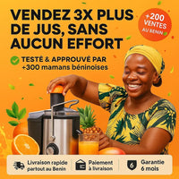 Préparez 3 fois plus de jus, gagnez 3 fois plus d’argent !